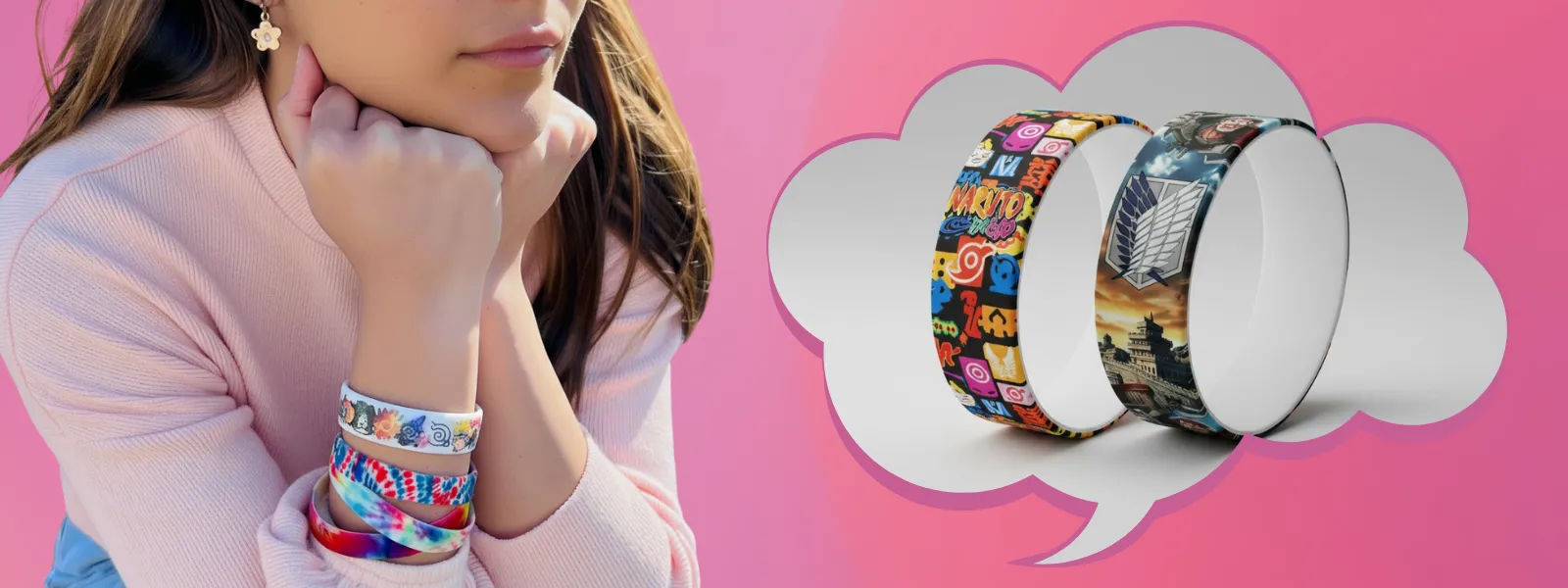 CMYK Full Color Printed Wristbands Desktop